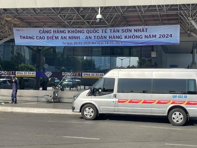 Cảng HKQT Tân Sơn Nhất thực hiện “Tháng cao điểm an ninh an toàn” phục vụ Tết Nguyên Đán Giáp Thìn 2024